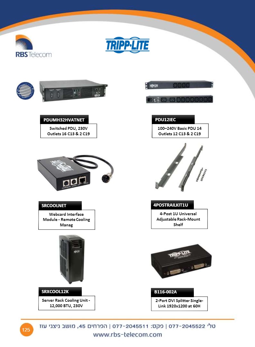 Catalogs, price lists and presentations RBS